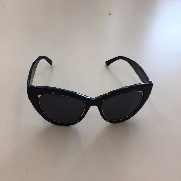 MCM Black and Gold Studded Sunglasses main image 4